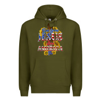 Army Green she loves jesus Premium Hoodie - texasbilliewilder