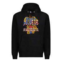 Black she loves jesus Premium Hoodie - texasbilliewilder