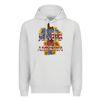 Dove Grey she loves jesus Premium Hoodie - texasbilliewilder
