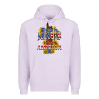 Lilac she loves jesus Premium Hoodie - texasbilliewilder