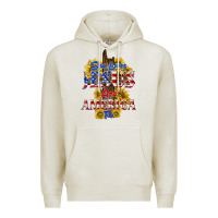 Oatmeal Heather she loves jesus Premium Hoodie - texasbilliewilder