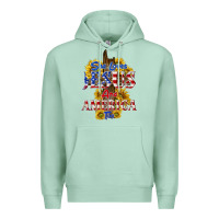 Seafoam she loves jesus Premium Hoodie - texasbilliewilder