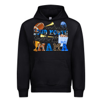 Black somebody's loud mouth football mama Urban Hoodie - Zillion Design Studio