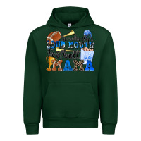 Forest Green somebody's loud mouth football mama Urban Hoodie - Zillion Design Studio