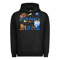 Pigment Black somebody's loud mouth football mama Urban Hoodie - Zillion Design Studio