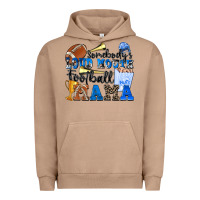 Pigment Burro somebody's loud mouth football mama Urban Hoodie - Zillion Design Studio