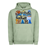 Pigment Oil Green somebody's loud mouth football mama Urban Hoodie - Zillion Design Studio