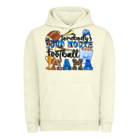 Pigment Pistachio somebody's loud mouth football mama Urban Hoodie - Zillion Design Studio