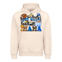Sandshell somebody's loud mouth football mama Urban Hoodie - Zillion Design Studio