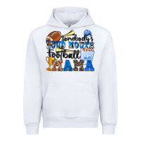 White somebody's loud mouth football mama Urban Hoodie - Zillion Design Studio