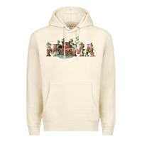 Sandshell mama with bear and daisy Premium Hoodie - RanaPortraitStore