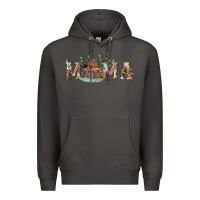 Smoke mama with bear and daisy Premium Hoodie - RanaPortraitStore