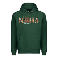Sports Green mama with bear and daisy Premium Hoodie - RanaPortraitStore
