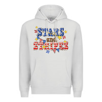 Dove Grey stars and striper billie wilder Premium Hoodie - texasbilliewilder