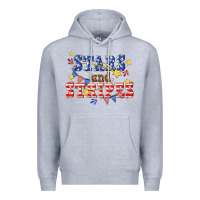 Heather Grey stars and striper billie wilder Premium Hoodie - texasbilliewilder