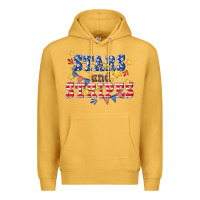 Mustard stars and striper billie wilder Premium Hoodie - texasbilliewilder