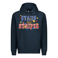 Navy stars and striper billie wilder Premium Hoodie - texasbilliewilder