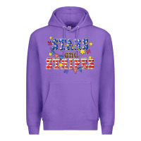 Purple stars and striper billie wilder Premium Hoodie - texasbilliewilder