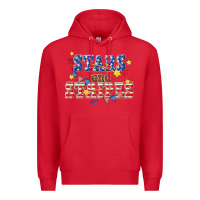 Red stars and striper billie wilder Premium Hoodie - texasbilliewilder
