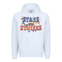 White stars and striper billie wilder Premium Hoodie - texasbilliewilder