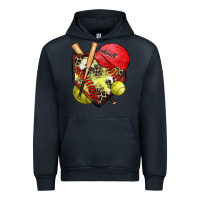 Navy softball home plate Urban Hoodie - Zillion Design Studio
