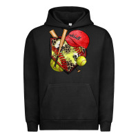 Pigment Black softball home plate Urban Hoodie - Zillion Design Studio