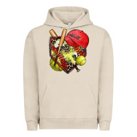 Pigment French Oak softball home plate Urban Hoodie - Zillion Design Studio