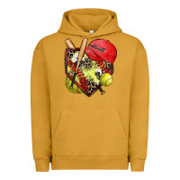 Pigment Peanut Butter softball home plate Urban Hoodie - Zillion Design Studio