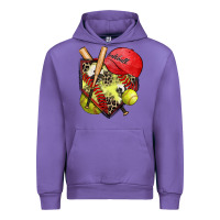 Tulip softball home plate Urban Hoodie - Zillion Design Studio