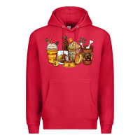 Cardinal labrador retriever coffee cups Premium Hoodie - Zillion Design Studio