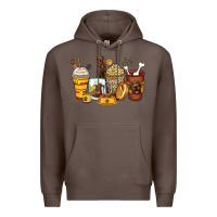 Coffee labrador retriever coffee cups Premium Hoodie - Zillion Design Studio