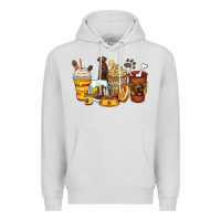 Dove Grey labrador retriever coffee cups Premium Hoodie - Zillion Design Studio