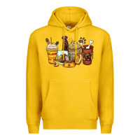 Lemon labrador retriever coffee cups Premium Hoodie - Zillion Design Studio
