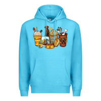 Ocean Blue labrador retriever coffee cups Premium Hoodie - Zillion Design Studio