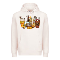 Pale Pink labrador retriever coffee cups Premium Hoodie - Zillion Design Studio