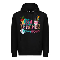 Black best teacher ever Premium Hoodie - AdoDesignShop