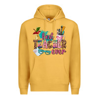 Mustard best teacher ever Premium Hoodie - AdoDesignShop