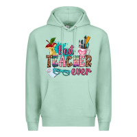 Seafoam best teacher ever Premium Hoodie - AdoDesignShop