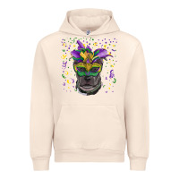 Sandshell mardi gras  mask pitbull Urban Hoodie - RanaPortraitStore