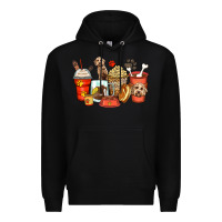 Black labradoodle coffee cups Premium Hoodie - Zillion Design Studio