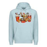 Blue Mist labradoodle coffee cups Premium Hoodie - Zillion Design Studio