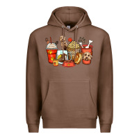 Chestnut labradoodle coffee cups Premium Hoodie - Zillion Design Studio