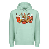 Seafoam labradoodle coffee cups Premium Hoodie - Zillion Design Studio