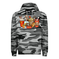 Slate Camo labradoodle coffee cups Premium Hoodie - Zillion Design Studio