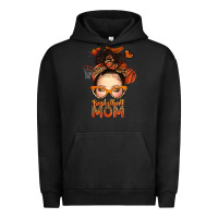 Pigment Black basketball messy bun mom Urban Hoodie - texasbilliewilder