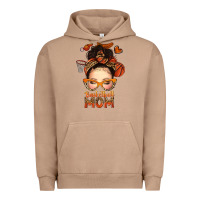 Pigment Burro basketball messy bun mom Urban Hoodie - texasbilliewilder