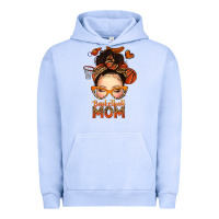 Pigment Grape Ice basketball messy bun mom Urban Hoodie - texasbilliewilder