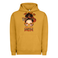 Pigment Peanut Butter basketball messy bun mom Urban Hoodie - texasbilliewilder