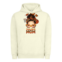 Pigment Pistachio basketball messy bun mom Urban Hoodie - texasbilliewilder