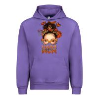 Tulip basketball messy bun mom Urban Hoodie - texasbilliewilder